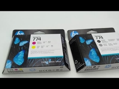 HP 774 P2V99Aのオリジナル新型プリンタヘッド 黄色と紫のP2W00A 写真 黒と白灰のP2W01A