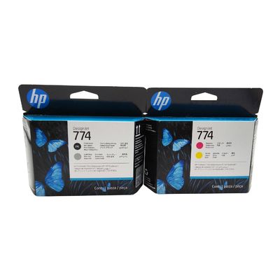 HP 774 P2V99Aのオリジナル新型プリンター マジェントとイエロー P2W00A フォト ブラックとライトグレー P2W01A マットブラックとシアン プロデューサープリンター